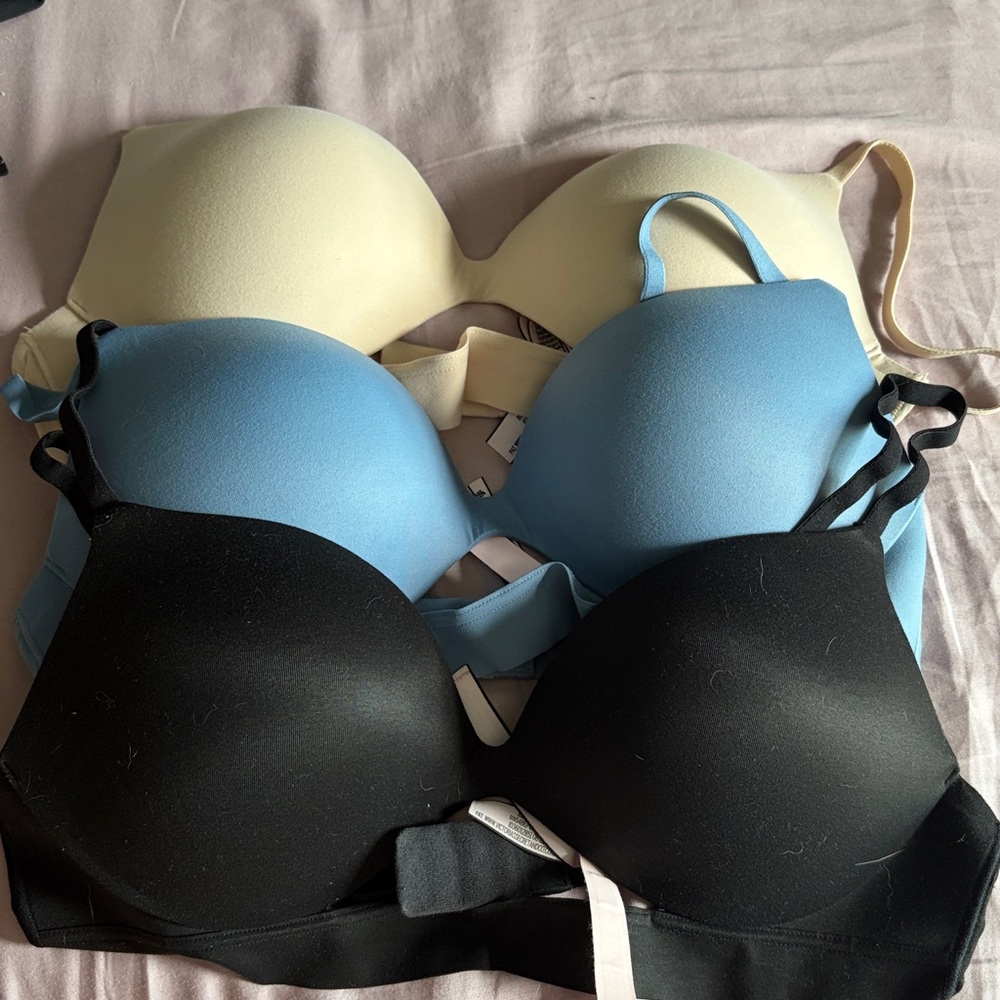 36B Incredible by Victoria’s Secret Padded No Wire Bra Lot (3 Total)